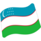 Uzbekistan emoji on Google